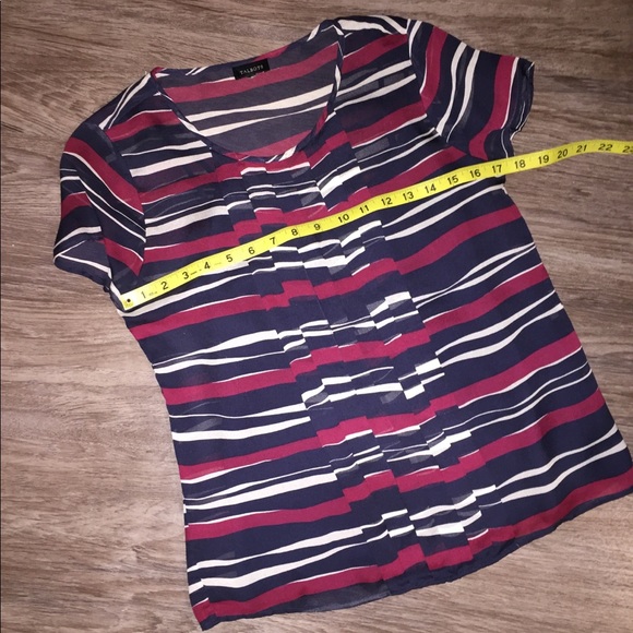 Talbots Short-Sleeve Blouse - Picture 3 of 8